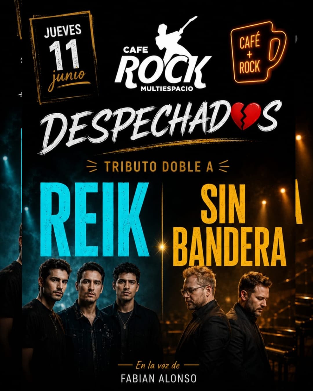 Jueves Fiesta Despechadas Tributo A Sin Bandera  image